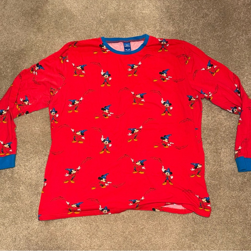 Disney Mickey Mouse Fantasia Pajama Set 2XL